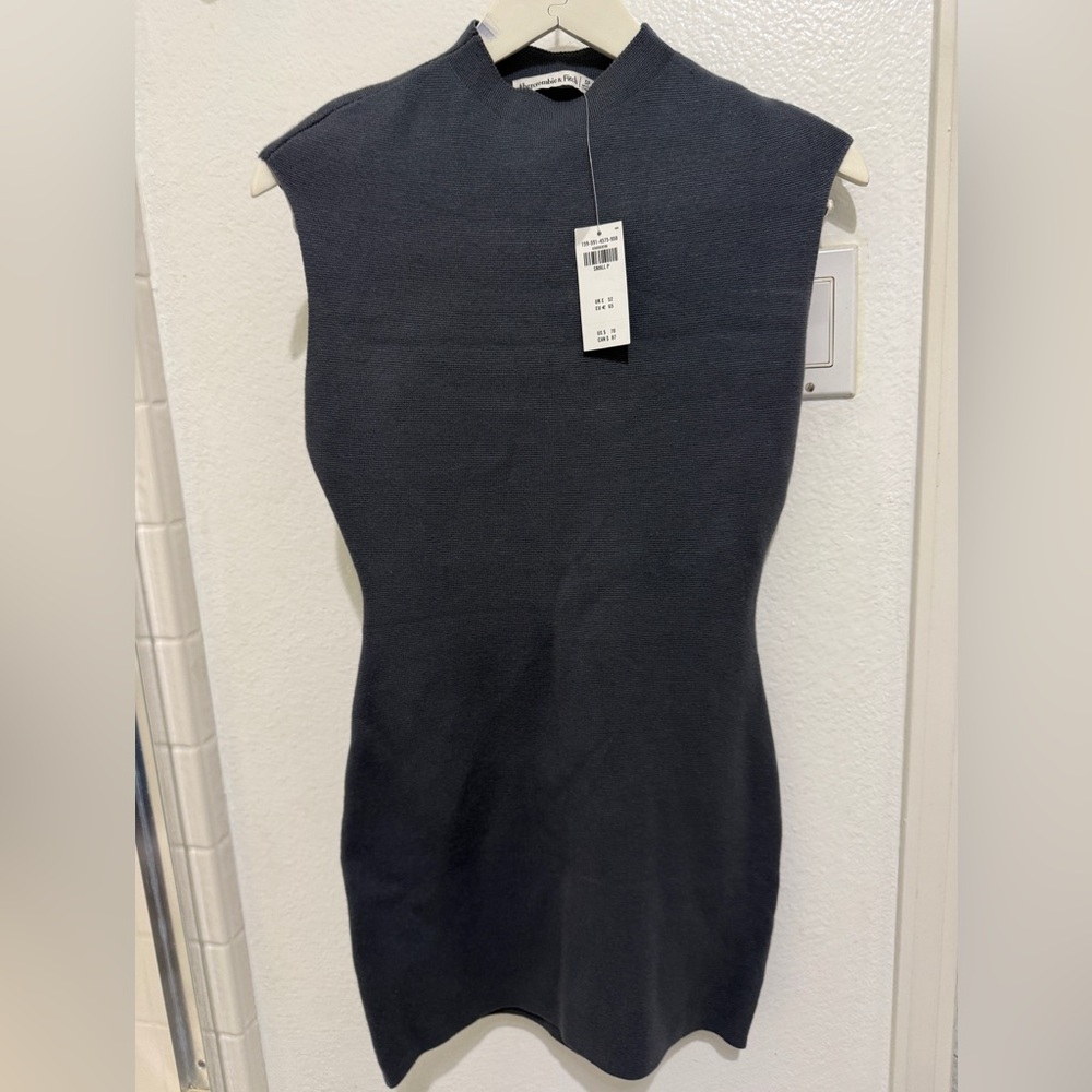 Abercrombie & Fitch Charcoal Mini Dress